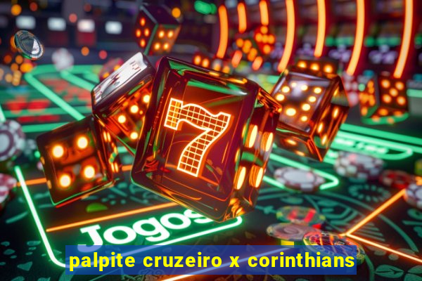 palpite cruzeiro x corinthians